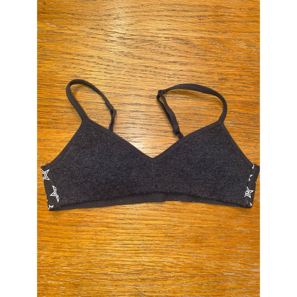Hanes Other - Hanes Grey Star Bralette-S